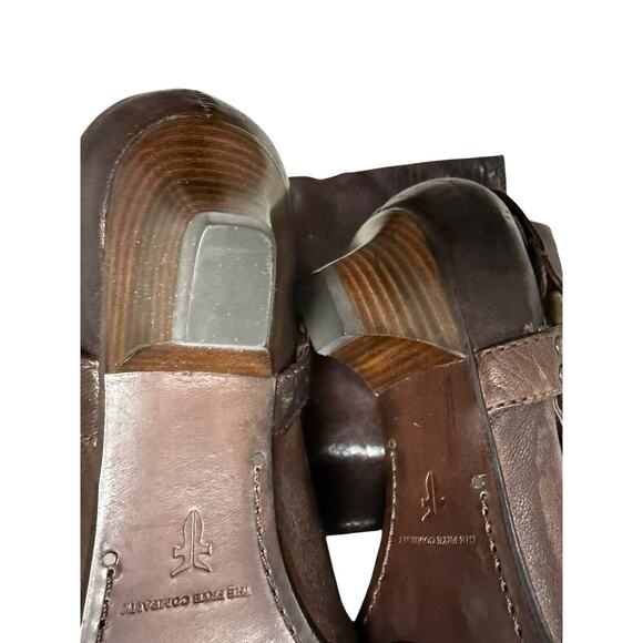 Frye Womens 8.5M Steffi Harness Brown Knee High Leather Pull On Riding Boots New - Picture 13 of 13